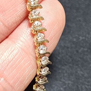 14k tennis bracelet